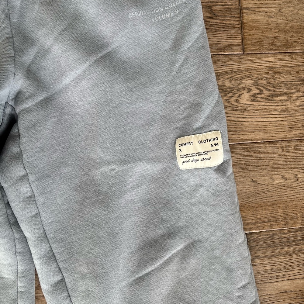 Comfrt Affirmation Straight Leg Sweatpants Slate Large - Picture 7 of 11